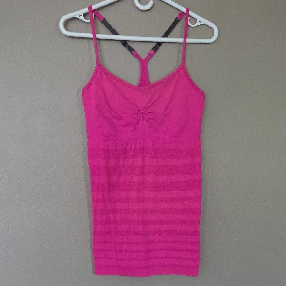 Lululemon Hot Pink Ebb & Flow Tank Top Size 8